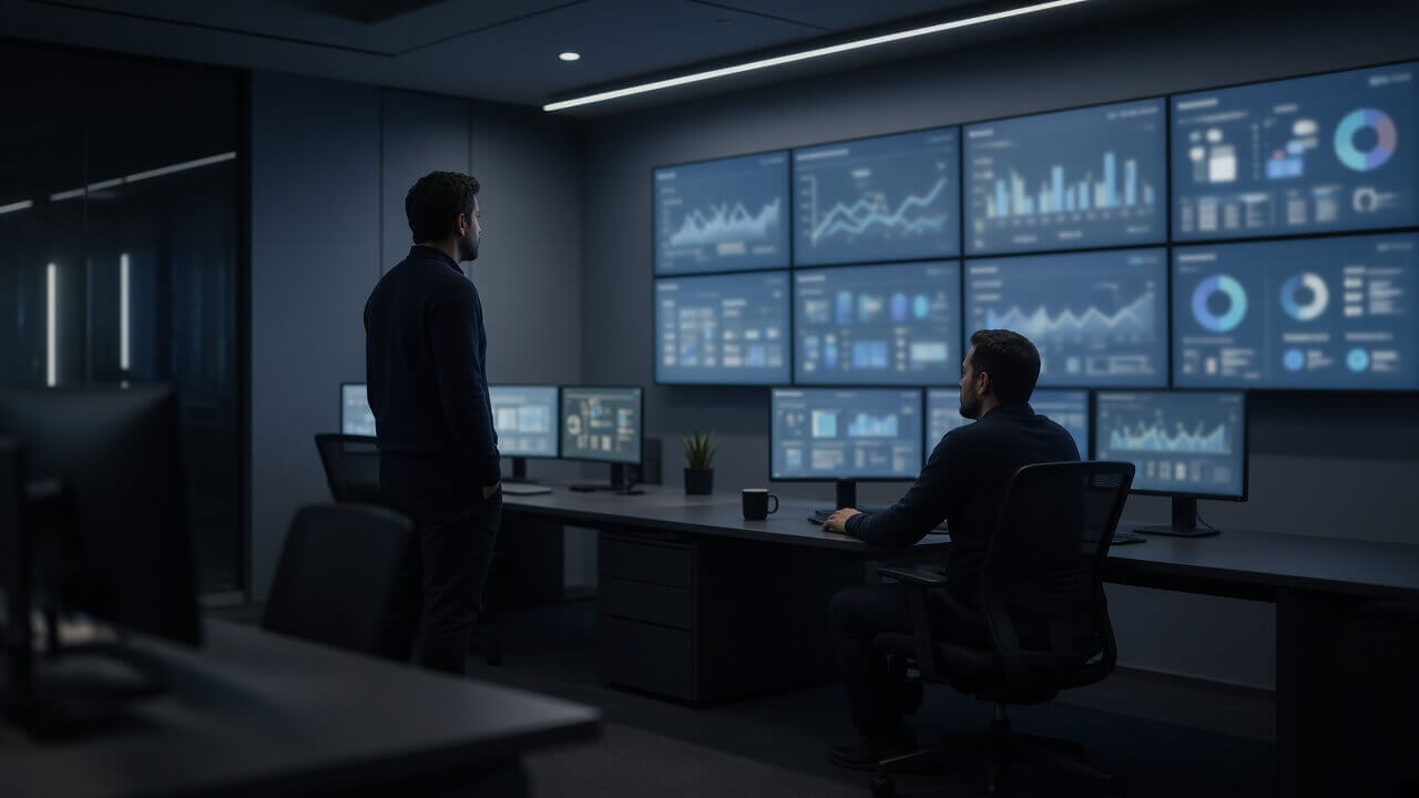 HarborFlow logistics control room